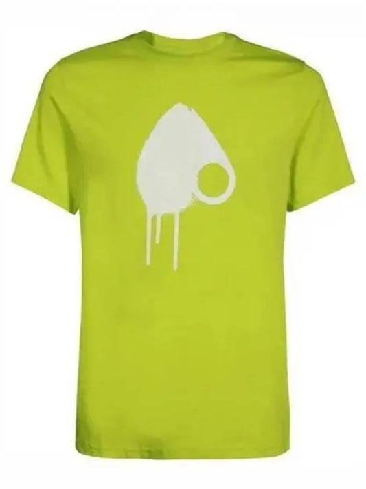 Augustine Logo Print Short Sleeve T-Shirt Green - MOOSE KNUCKLES - BALAAN 2