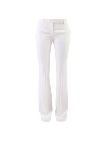 Women's Bootcut Straight Pants Ivory - ALEXANDER MCQUEEN - BALAAN 1