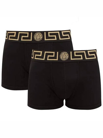 Medusa Logo Low Rise Band 2 Pack Set Boxer Short Briefs Underwear - VERSACE - BALAAN 1