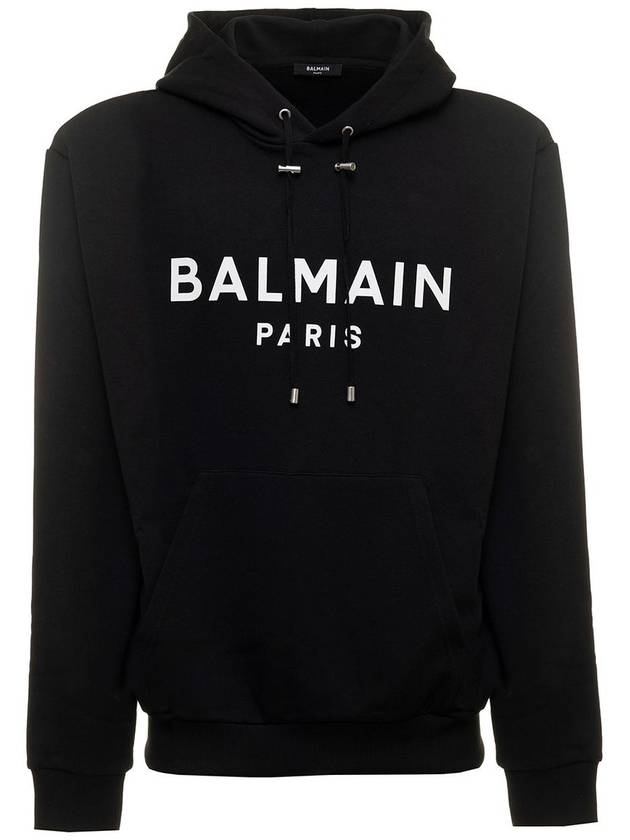 Balmain Logo Print Hoodie - BALMAIN - BALAAN 1