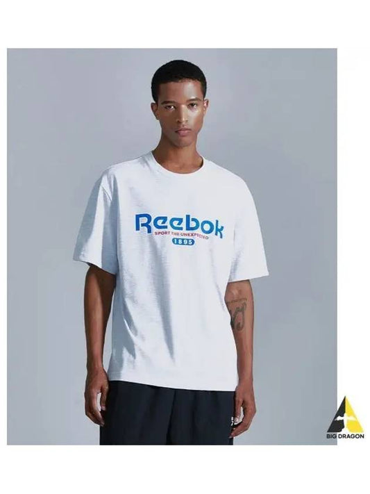 Basic graphic t shirt light gray - REEBOK - BALAAN 1