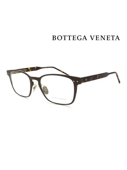 Eyewear Square Titanium Eyeglasses Brown - BOTTEGA VENETA - BALAAN 2