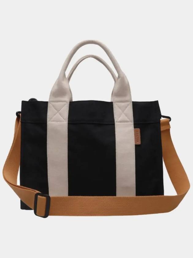 Canvas Color Block Tumbler Bag - AGATHA APPAREL - BALAAN 2