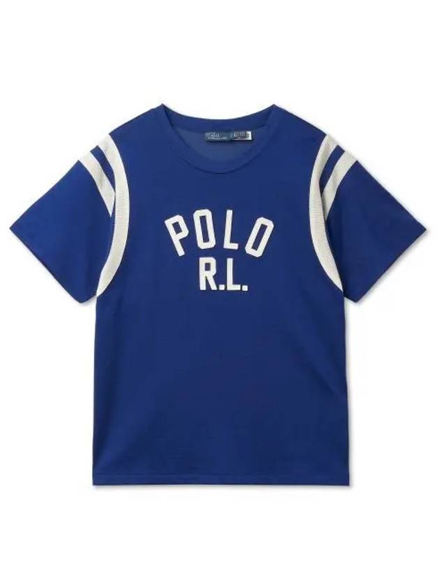 30 reward points W logo jersey tee blue - POLO RALPH LAUREN - BALAAN 1