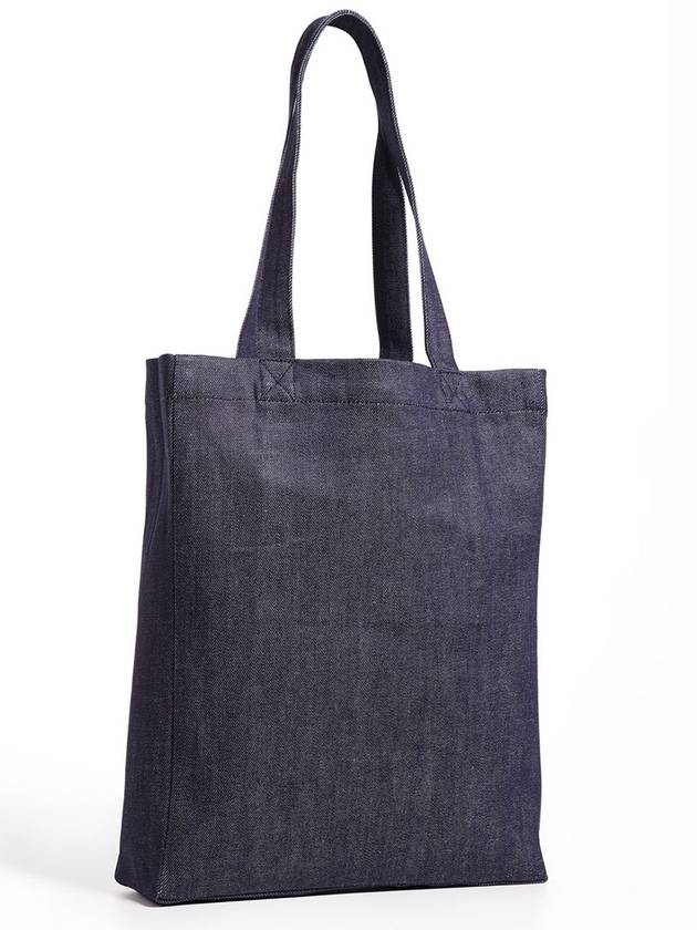 Laure logo denim tote bag blue - A.P.C. - BALAAN 4