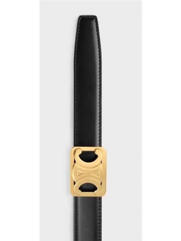 Reversible Frame Triomphe Leather Belt Tan Black - CELINE - BALAAN 5