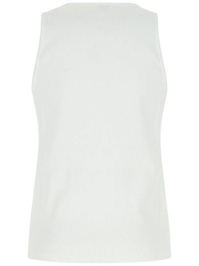 Men's Stretch Cotton Sleeveless Chalk - BOTTEGA VENETA - BALAAN 2