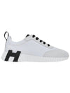 Bouncing Low Top Sneakers Blanc Noir - HERMES - BALAAN 2