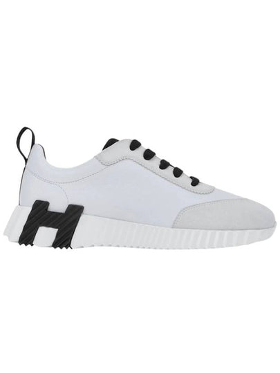 Bouncing Low Top Sneakers Blanc Noir - HERMES - BALAAN 2