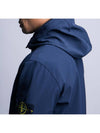 Wappen Patch Soft Shell Hooded Jacket Navy - STONE ISLAND - BALAAN 5