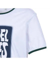 Wave color combination T-shirt MW3ME275WHT - P_LABEL - BALAAN 5