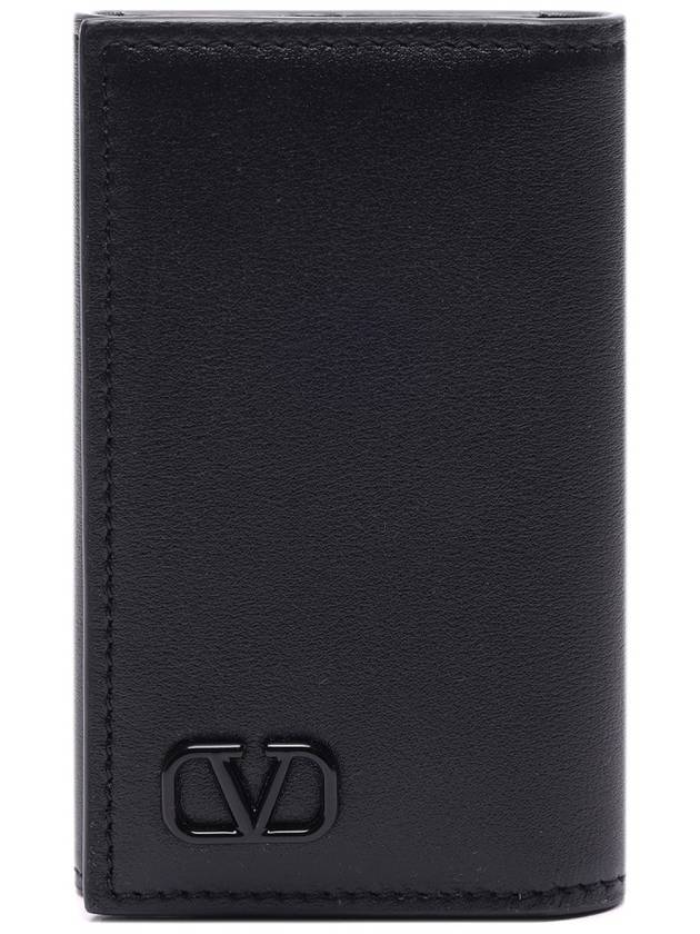 V Logo Key Wallet Black - VALENTINO - BALAAN 2