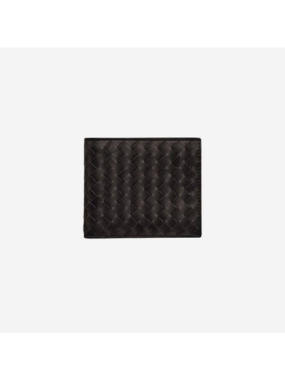 Intrecciato Weaving Half Wallet Espresso - BOTTEGA VENETA - BALAAN 2