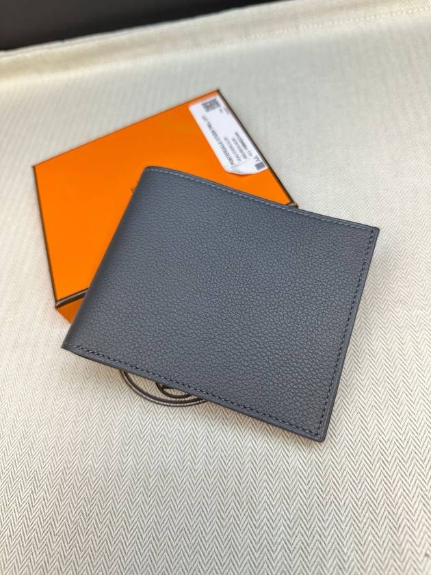 Citizen Twill Compact Card Wallet Ardoise - HERMES - BALAAN 2