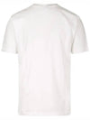 Logo Patch Short Sleeve T-Shirt White - STONE ISLAND - BALAAN 5