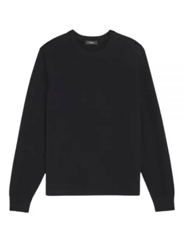 Hilles Crew N0888704 001 Hills Camisie Crew Neck Sweater - THEORY - BALAAN 1