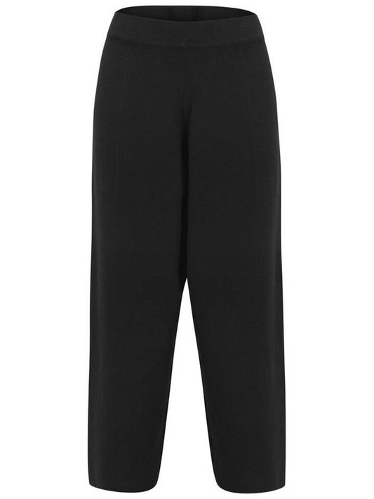 banding tapered knit pants black - CALLAITE - BALAAN 1