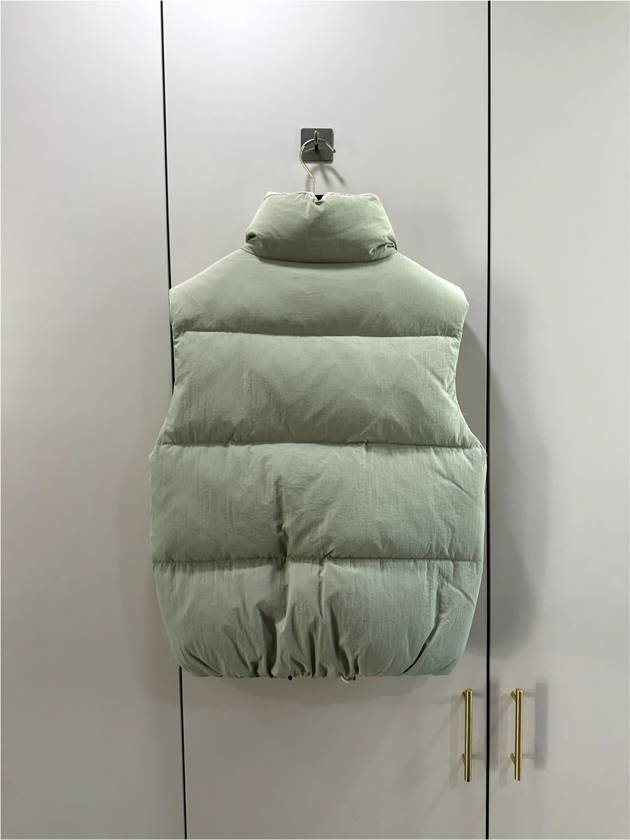 36 Women s Monili Zip up Down Padded Vest Green - BRUNELLO CUCINELLI - BALAAN 6