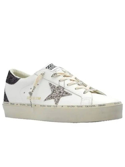 Hi Star Glitter Tab Low Top Sneakers White - GOLDEN GOOSE - BALAAN 2