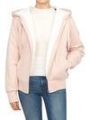 Classic Bunny 2 Zip Up Hoodie White Lining Dusty Rose - MOOSE KNUCKLES - BALAAN 7