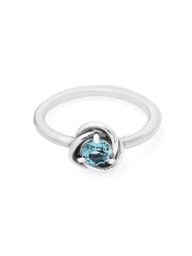 Moments Sea Aqua Blue Eternity Circle Ring Silver - PANDORA - BALAAN 3