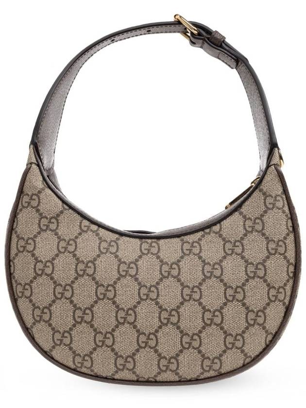 Ophidia Trim Print Coated Canvas Leather Hand Shoulder Bag Brown - GUCCI - BALAAN 7