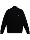 Kian Half Zip-Up Knit Top Black - J.LINDEBERG - BALAAN 2