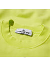 Wappen Patch Crew Neck Sweatshirt Neon Yellow - STONE ISLAND - BALAAN 6