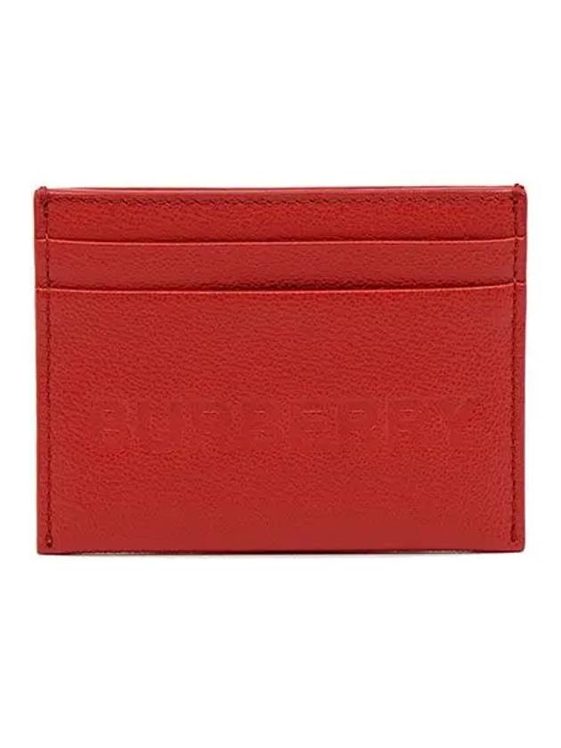 Logo card wallet red 80613681 - BURBERRY - BALAAN 1