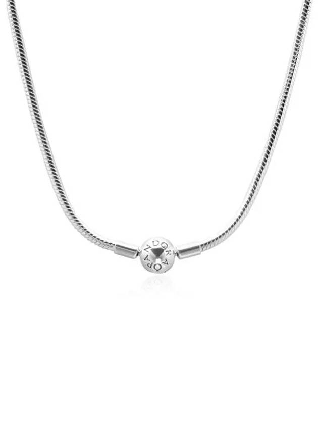 Moments Snake Chain Necklace Silver - PANDORA - BALAAN 3