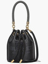 Micro Leather Mini Bucket Bag Black - MARC JACOBS - BALAAN 2