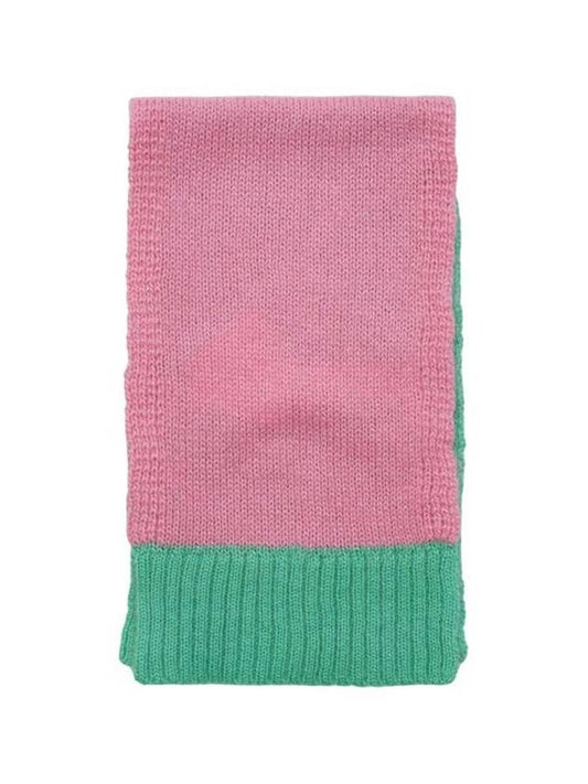 Color Block Muffler Pink Mint - JW ANDERSON - BALAAN 2