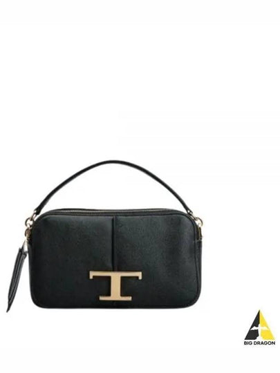 T Timeless Leather Cross Bag Black - TOD'S - BALAAN 2