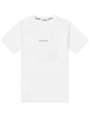 Micro Graphics One Print Short Sleeve T Shirt White - STONE ISLAND - BALAAN 1