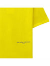 Chicago Graphic Printed Crew Neck Short Sleeve T-Shirt Yellow - IH NOM UH NIT - BALAAN 4