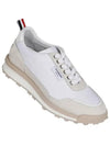 Eco Nylon Alumni Low Top Sneakers White - THOM BROWNE - BALAAN 2