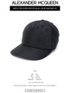 Skull Print Ball Cap Black - ALEXANDER MCQUEEN - BALAAN 3