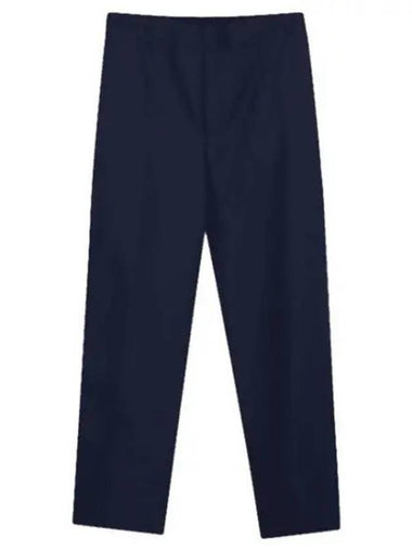 City Banding Straight Pants Navy - MAISON KITSUNE - BALAAN 1