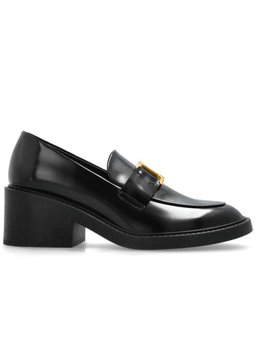 Chloé Marcie Heeled Loafers, Women's, Black - CHLOE - BALAAN 1