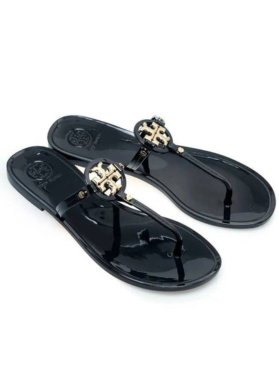 Miller Mini Flat Thong Flip Flop Black - TORY BURCH - BALAAN 2