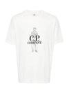 1020 Jersey British Sailor Short Sleeve T-Shirt White - CP COMPANY - BALAAN 3