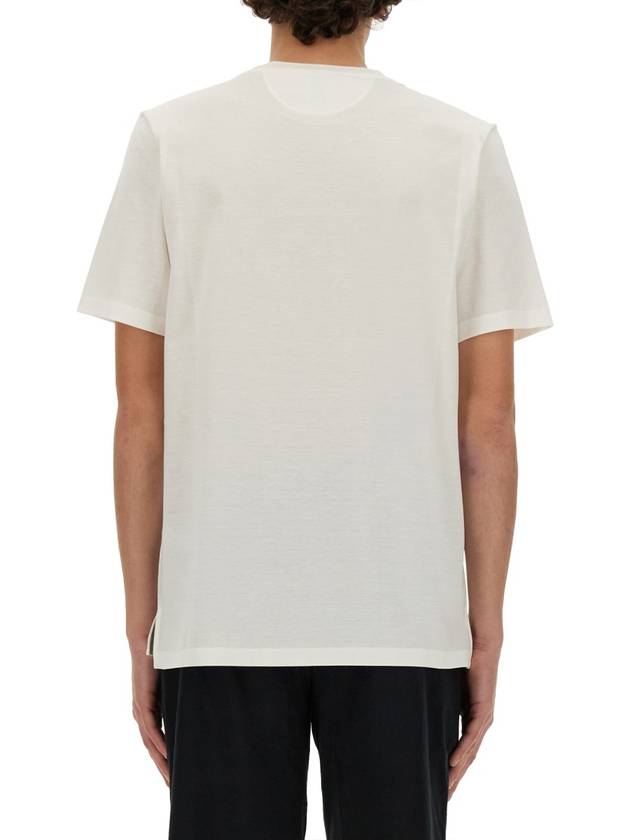 Signature Striped Pocket Short Sleeve T-Shirt White - PAUL SMITH - BALAAN 6