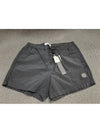 Wappen Patch Nylon Metal Swim Shorts Black - STONE ISLAND - BALAAN 2