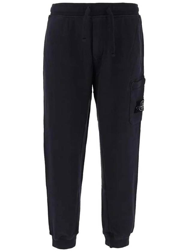 Men's Wappen Patch Jogger Pants Navy - STONE ISLAND - BALAAN 1