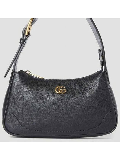 Aphrodite Double G Small Shoulder Bag Black - GUCCI - BALAAN 2