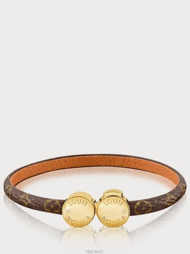 Historic Mini Monogram Bracelet Gold Brown - LOUIS VUITTON - BALAAN 2