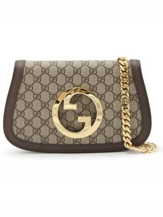 Blondie GG Canvas Shoulder Bag Beige - GUCCI - BALAAN 3