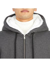 Classic Bunny Zip Up Hoodie White Lining Charcoal - MOOSE KNUCKLES - BALAAN 8