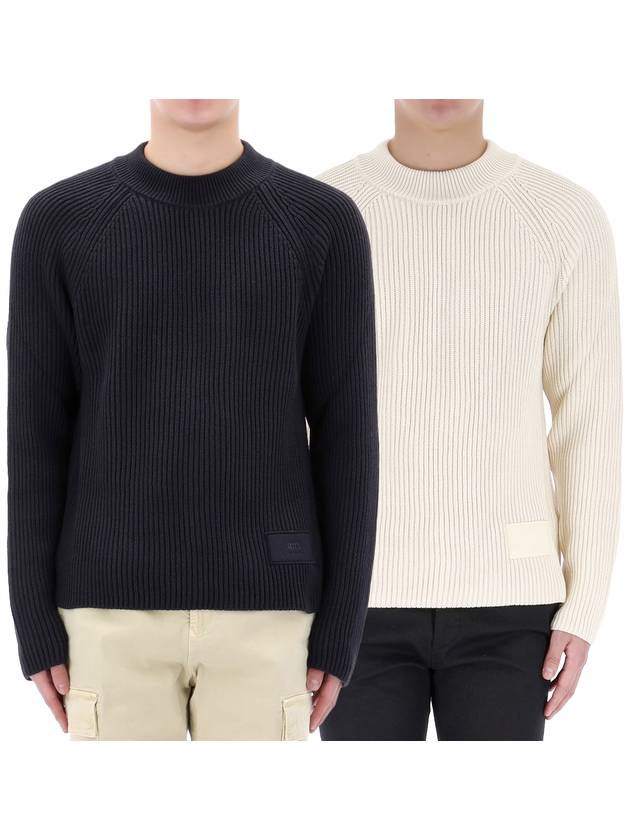 23FW ribbed wool knit 2 types HKS024 - AMI - BALAAN 1