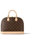 Alma Monogram Canvas Tote Bag Brown - LOUIS VUITTON - BALAAN 8